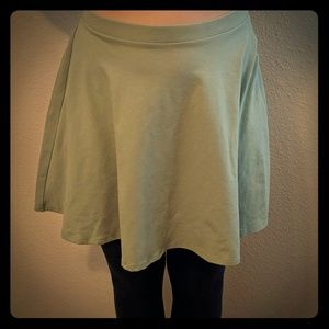 Pastel Green Forever 21 skater skirt